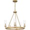 Quoizel Kelleher Chandelier 5 Lights Nouveau Painted Weat KEL5025NWS - alternate 1